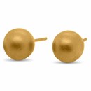 Nebü 24K Gold Ball Stud Earring