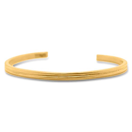 Buy Nebü 24K Grooved Double Band Bracelet | APMEX