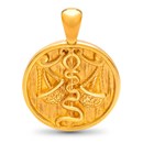 Nebü 24K Zodiac Pendant: Libra