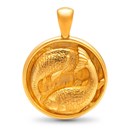 Nebü 24K Zodiac Pendant: Pisces