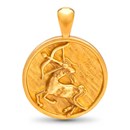 Nebü 24K Zodiac Pendant: Sagittarius