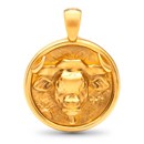 Nebü 24K Zodiac Pendant: Taurus