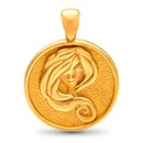 Nebü 24K Zodiac Pendant: Virgo