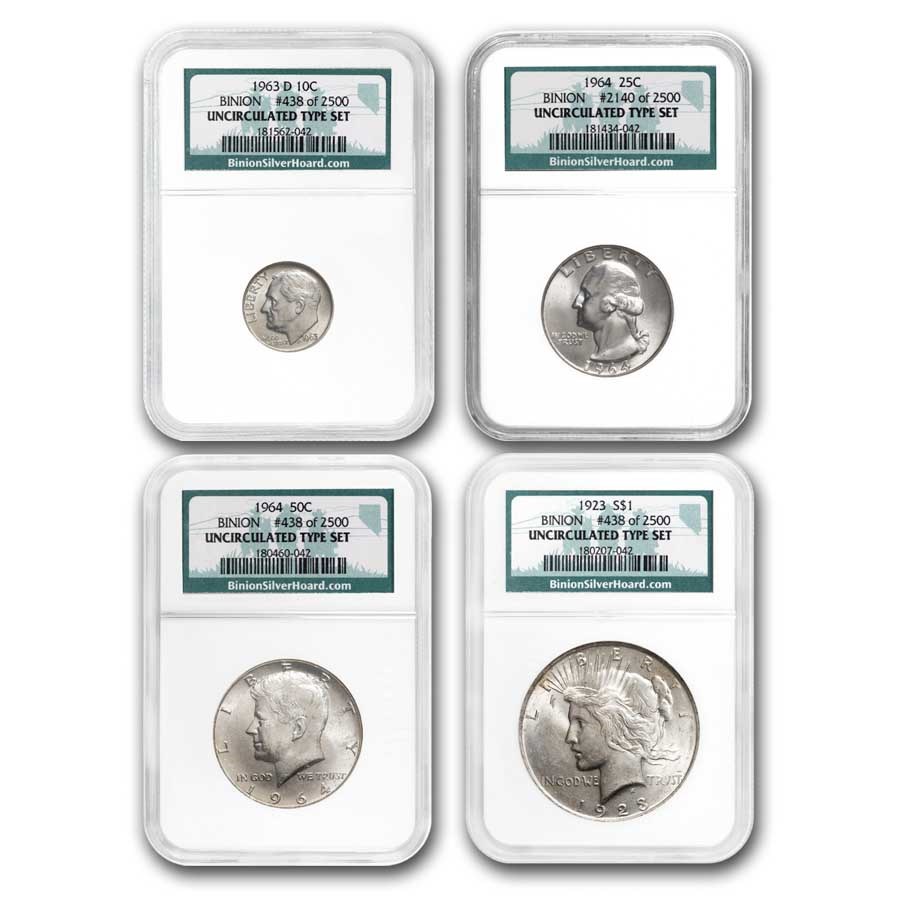 NGC BU Type Set (Ted Binion Collection)