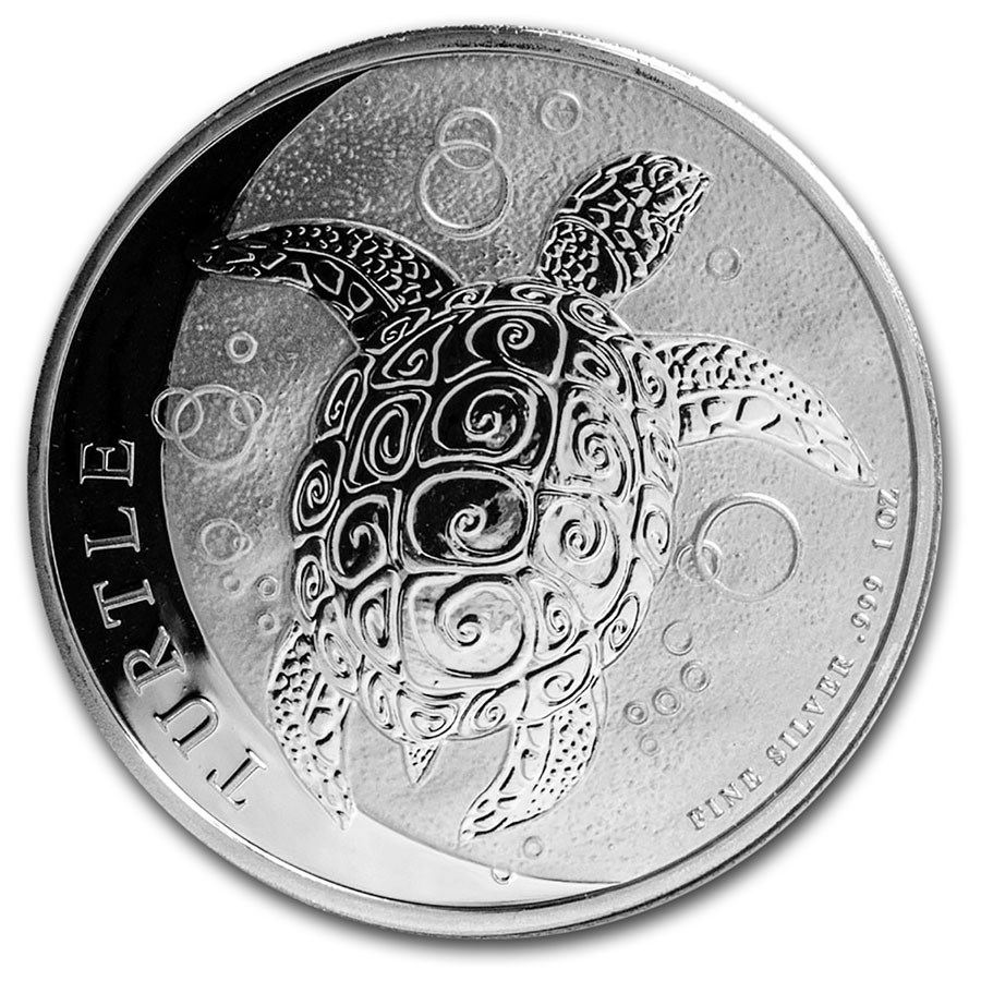 Niue 1 oz Silver $2 Hawksbill Turtle/Taku BU (Random Year)