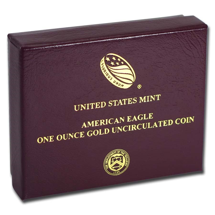 OGP Box & COA - 2018 1 oz Burnished Gold American Eagle