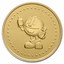 PAC-MAN Game Token - 1 oz Gold Slot Medal