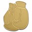 Palau 1/2 gram Gold $1 Boxing Gloves Shaped Coin