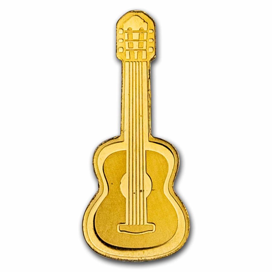 Buy Palau 1/2 gram Gold $1 Golden Guitar Shaped Coin (Coin Only) | APMEX