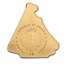 Palau 1/2 gram Gold $1 Golden Sailboat Shaped Coin