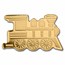 Palau 1/2 gram Gold $1 Train Shaped Coin