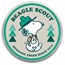 Peanuts® Beagle Scout Patch - Hugging Trees 1 oz Colorized Silver