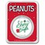 Peanuts® Holiday "Joy" "Shiny & Bright" 1 oz Colorized Silver