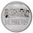 Peanuts® Kite-Eating Tree 1 oz Silver Round