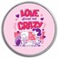 Peanuts® Love Drives Me Crazy - 1 oz Colorized Silver