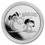 Peanuts® Lucy Pulls the Football 1 oz Silver Proof