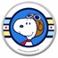 Peanuts® Snoopy Flying Ace 1 oz Colorized Silver