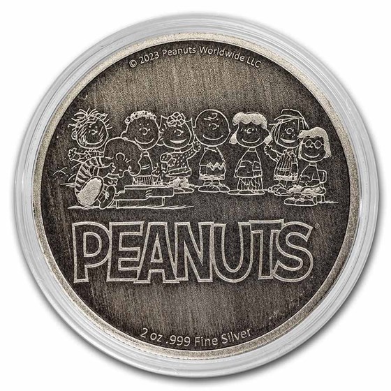 Peanuts® Snoopy Flying Ace 2 oz High-Relief Antiqued Silver