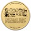 Peanuts® Snoopy Hearts Valentine's Day 1 oz Gold Round