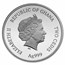 Republic of Ghana 1/2 oz Silver Baby Zodiac: Cancer