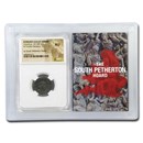 Roman BI Dbl Denarius Victorinus AU NGC (Petherton Hoard Vault)