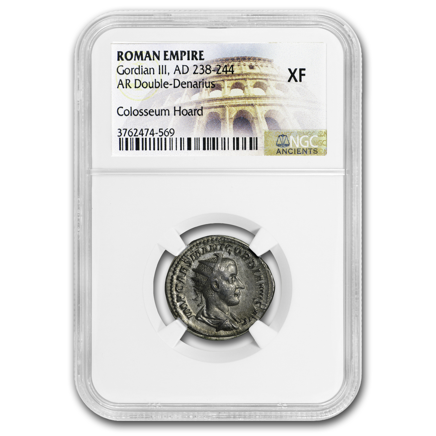 アンティークコイン 硬貨 238-244 AD Roman Empire Gordian III AR