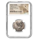 Roman Empire AR Cistophorus Augustus 25-20 BC Fine NGC RIC I 480