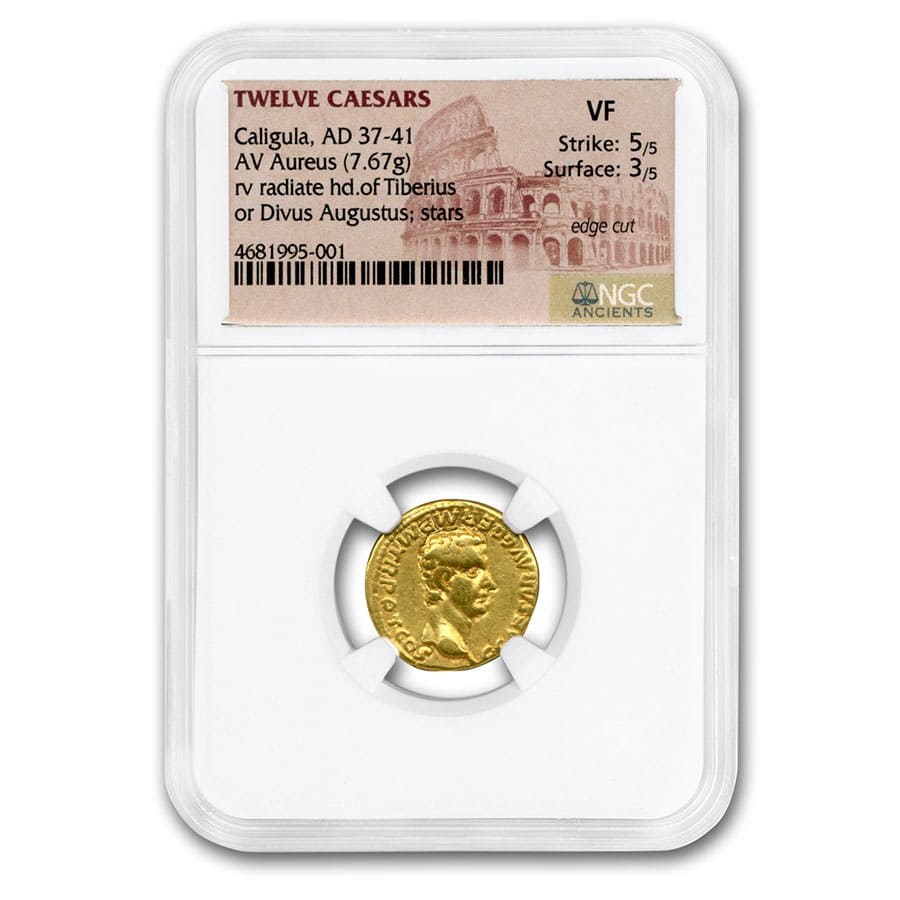 Buy Roman Empire Gold Aureus Emperor Caligula (37-41 AD) VF NGC | APMEX