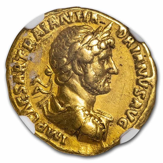 Buy Roman Empire Gold Aureus Hadrian (117-138 AD) VF NGC (RIC 70c) | APMEX