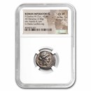 Roman Imperatorial AR Denarius P. Clod 42 BC Ch VF NGC