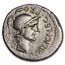 Roman Imperatorial AR Denarius Pompey Jr 45 BC AU (Cr-469/1e)