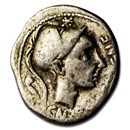 Roman Republic AR Denarius C. Bla. (112-111 BC) Fine (Cr-296/1d)