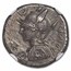 Roman Republic AR Denarius P. Nerva 113/2 BC Ch XF NGC (Cr 292/1)