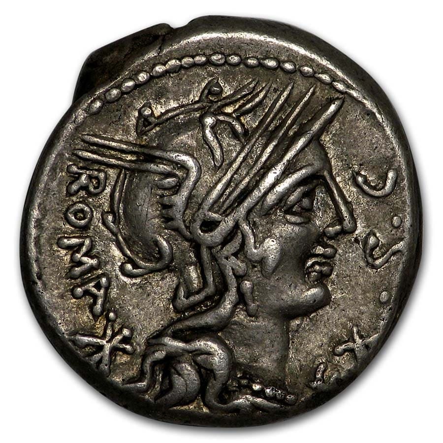 Buy Roman Republic Silver Denarius (116-115 BC) Ch XF | APMEX