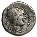 Roman Republic Silver Denarius (116-115 BC) Very Fine (Cr-285/2)