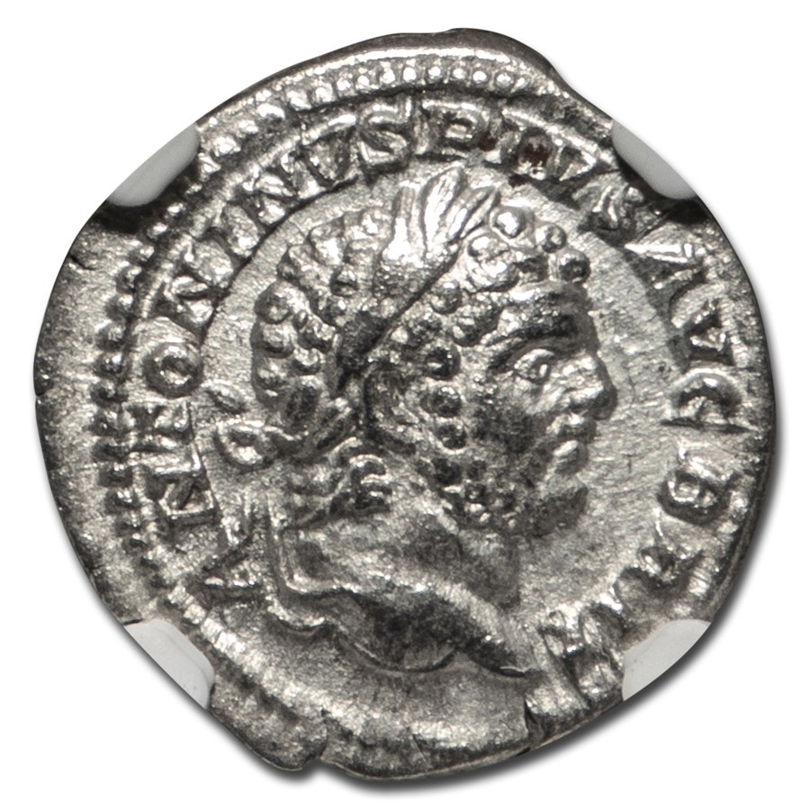 Buy Roman Silver Denarius Emperor Caracalla (198-217 AD) XF NGC | APMEX