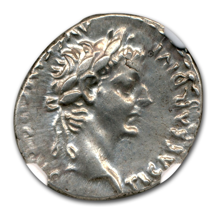 Buy Roman Silver Denarius Emperor Tiberius (14-37 AD) Ch XF NGC | APMEX