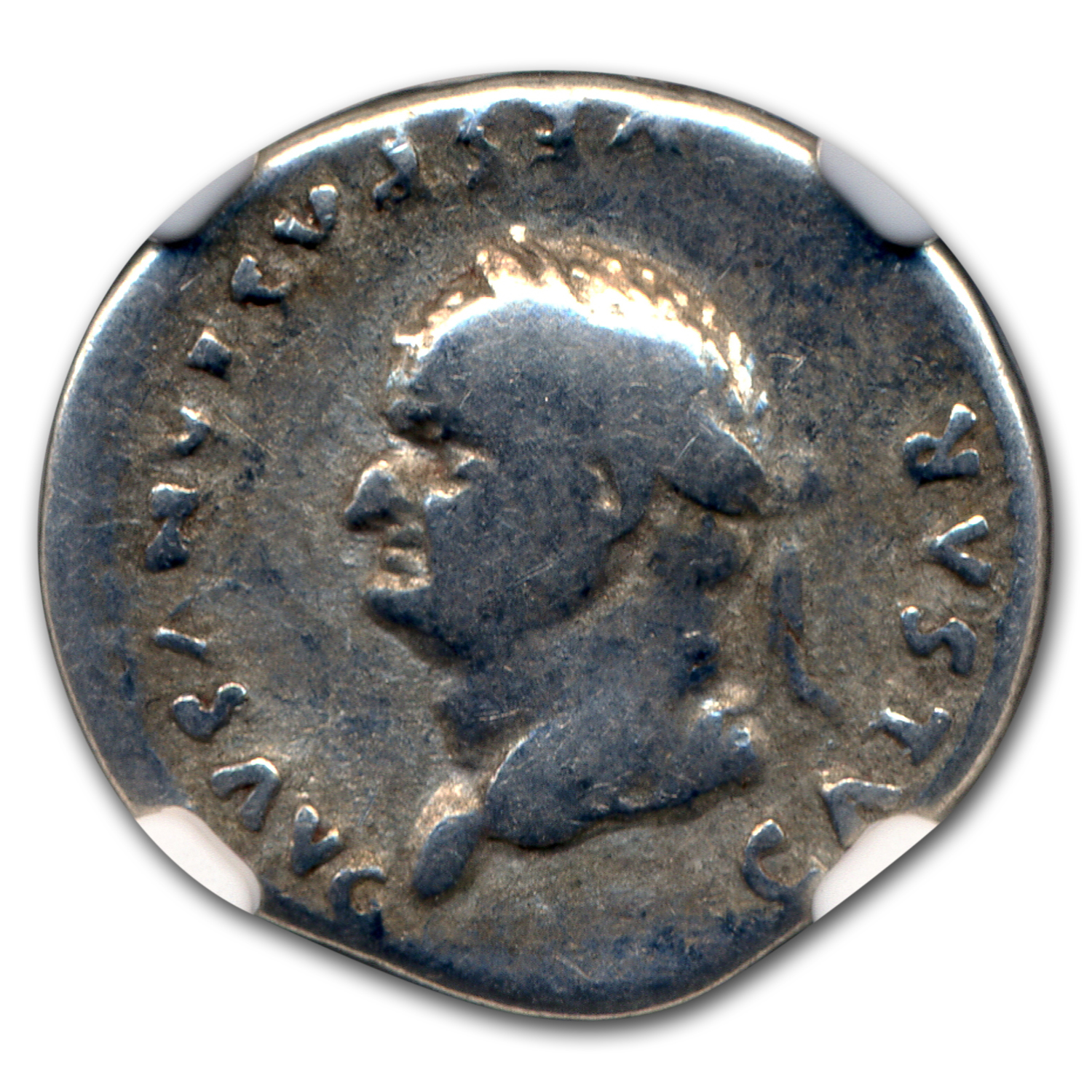 vespasian denarius with bull