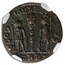 Rome BI Nummus Constans 337-350 AD XF NGC (Nether Compton Vault)