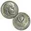 Russia Lenin 1 Ruble 2-Coin + Stamp Set