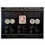 Russia Lenin 1 Ruble 2-Coin + Stamp Set