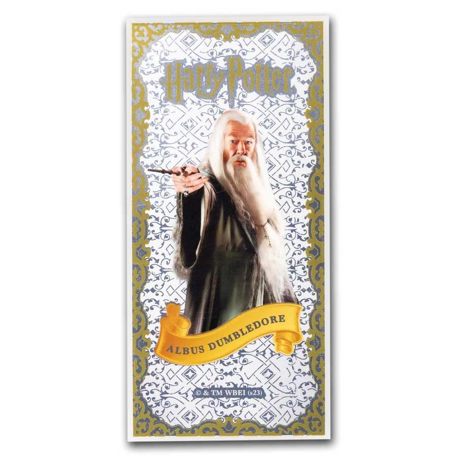 Samoa 3 gram Silver Bookmark Collection: Albus Dumbledore