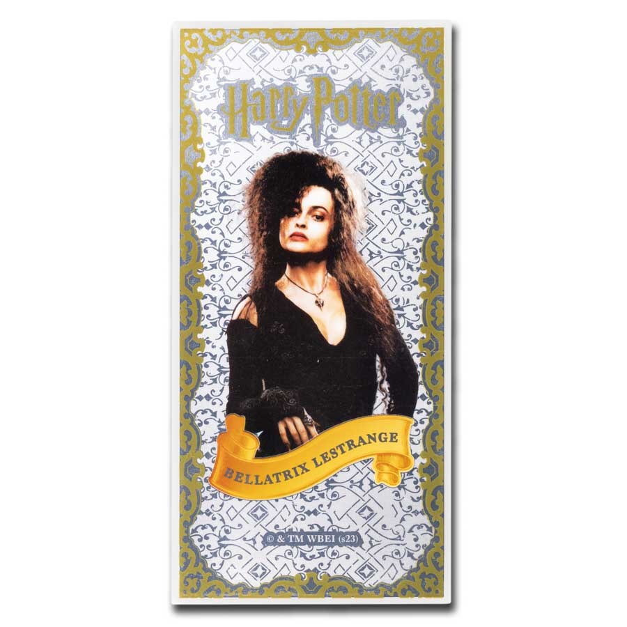 Samoa 3 gram Silver Bookmark Collection: Bellatrix Lestrange