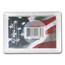 Silver American Eagle Harris Holder (Flag Design)