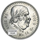 Silver Mexican 1 Peso Morelos (1947-1949) Avg Circ