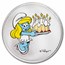 Smurfs Smurfette Happy Birthday 1 oz Colorized Silver