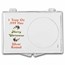 Snap-Lock Holder - Merry Christmas (Silver Round)