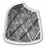 South Korea 2 oz Silver Trellised Targe Shield Stackable