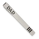 Stainless Steel Dad Tie Bar