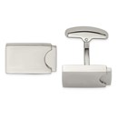 Stainless Steel Modern Polished Cuff Links